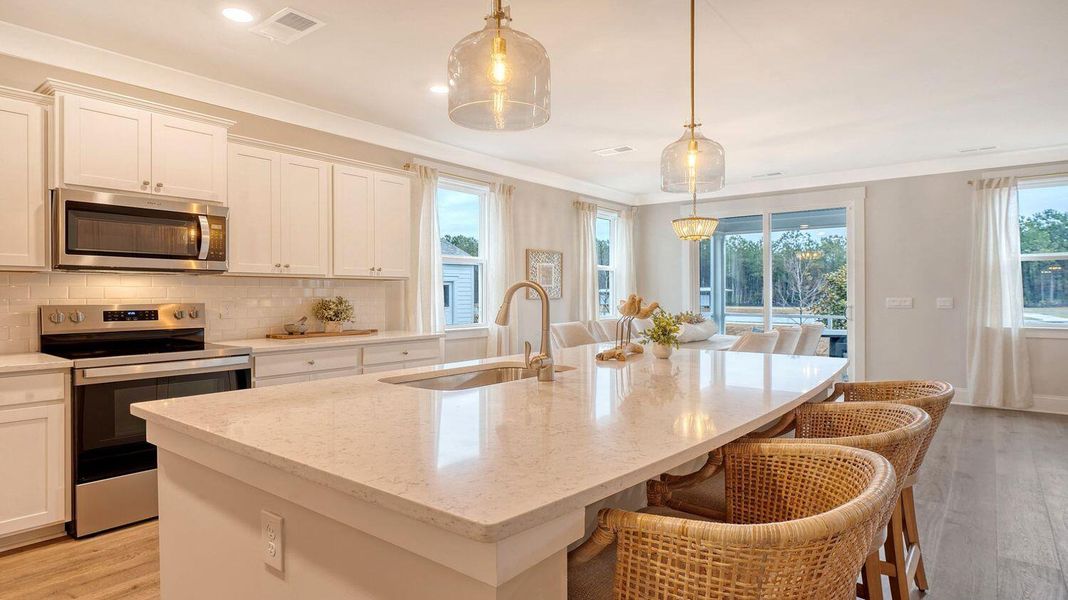Furnished interior view inside a new home in Sheep Island, Summerville (Image 4).