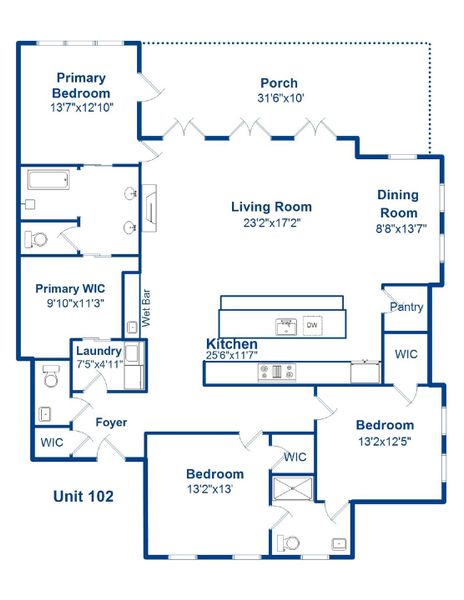 2D floor plan layout of this home in , Charleston, SC (Image 5).