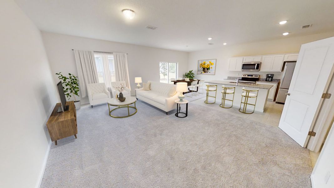 Image 7 representing the Discovery by Starlight Homes in Belair Place, Sanford, FL. Image 7 representing the Discovery by Starlight Homes in Belair Place, Sanford, FL.