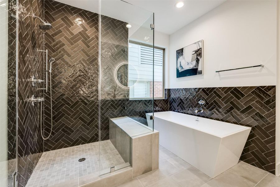 Furnished interior view inside a new home in , Houston (Image 27).