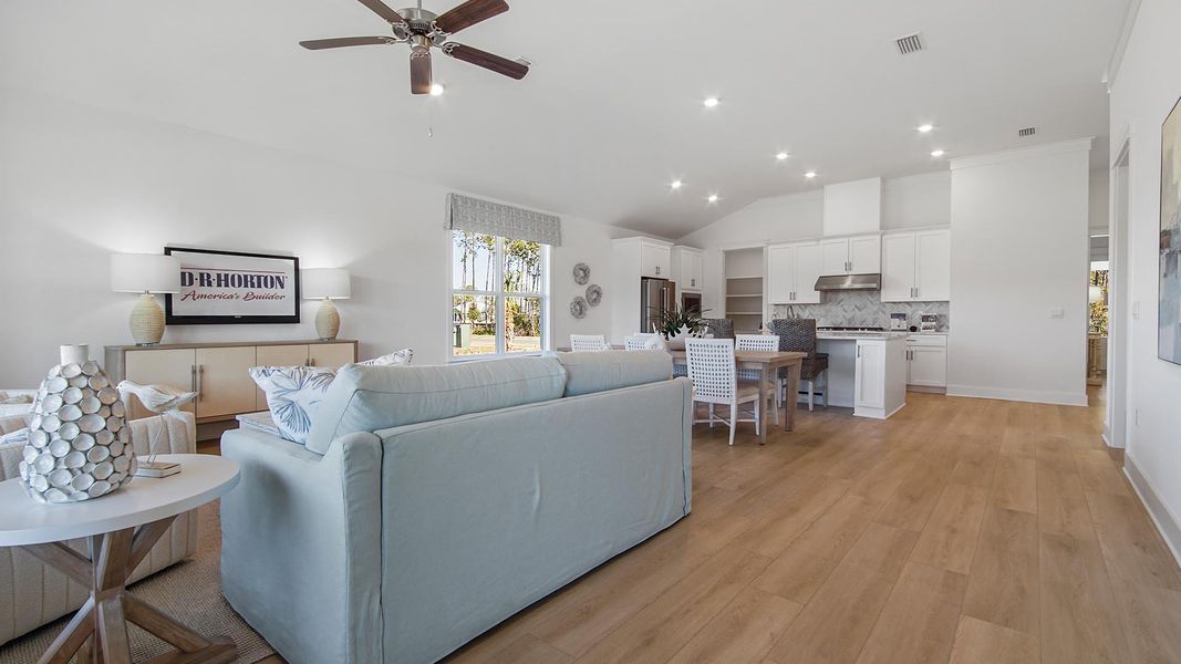 Representative furnished interior of a home built from the Jubilee by D.R. Horton in Breakfast Point East Phase II, Panama City Beach (Image 17).