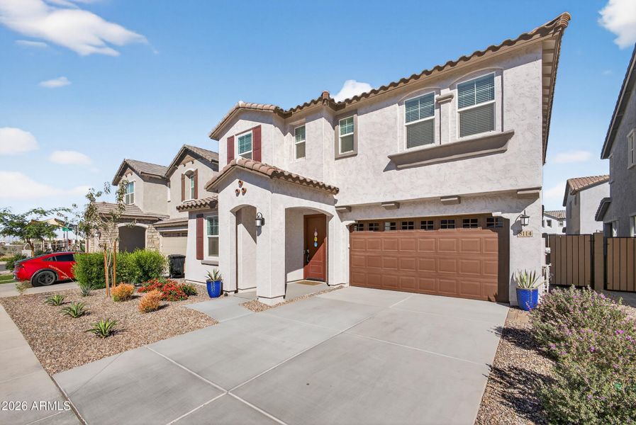 Front Elevation of Home