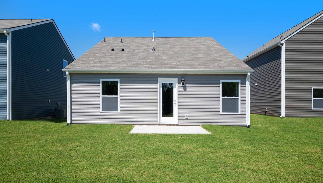 Front exterior of a new home in Harper Ridge, Roebuck, SC, highlighting curb appeal (Image 18).