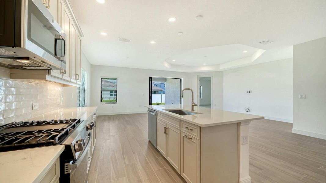 Furnished interior view inside a new home in Windward Real Estate and Homes for Sale in Sarasota, FL - Neal Communities, Lakewood Ranch (Image 12).