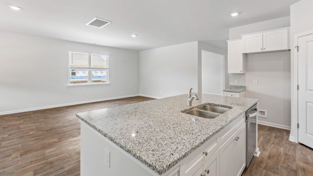 Representative furnished interior of a home built from the CANTEY by D.R. Horton in Rivers Reach, Yemassee (Image 6).