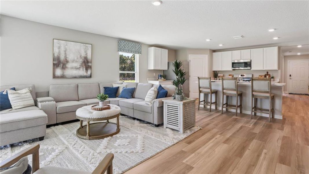 Furnished interior view inside a new home in Sandal Key, Weeki Wachee (Image 17).