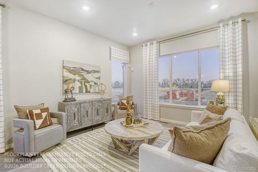 Furnished interior view inside a new home in , Fort Collins (Image 18).