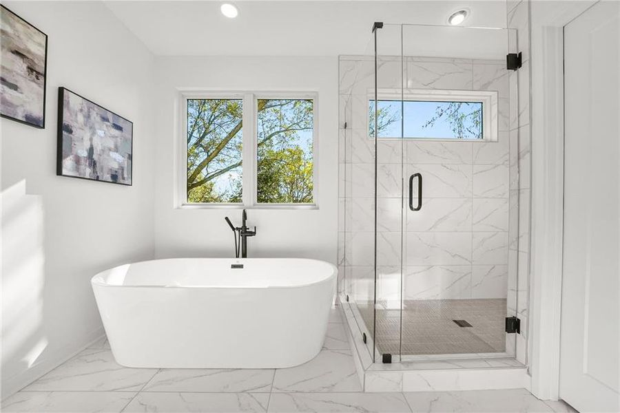 Furnished interior view inside a new home in , Atlanta (Image 15).