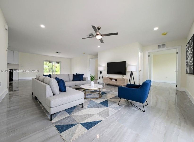 Furnished interior view inside a new home in , Lehigh Acres (Image 16).