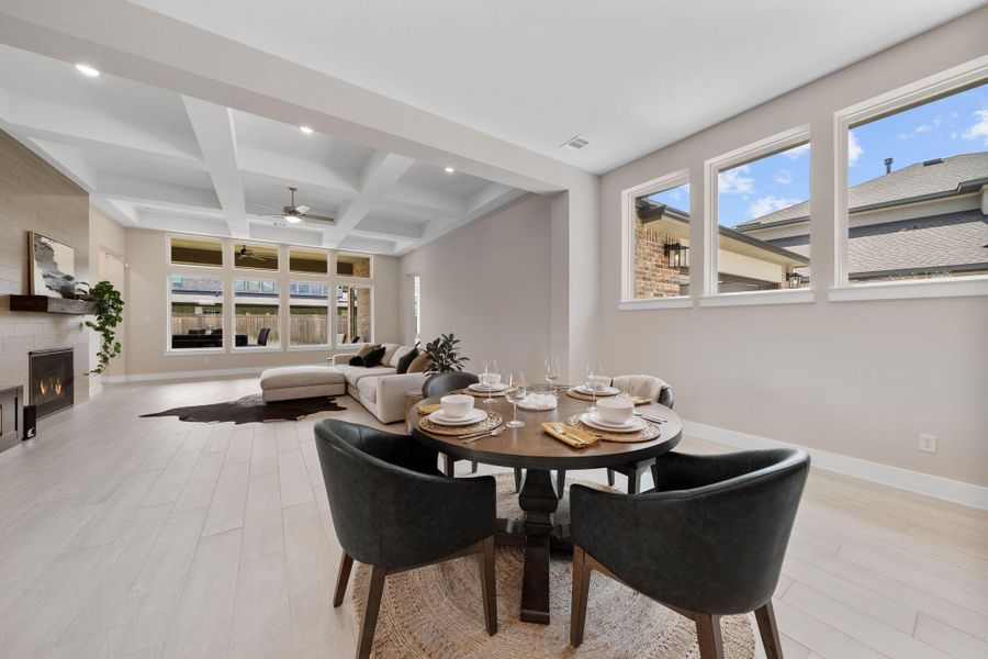 Furnished interior view inside a new home in Bridgeland 80′, Cypress (Image 34). Furnished interior view inside a new home in Bridgeland 80′, Cypress (Image 34).