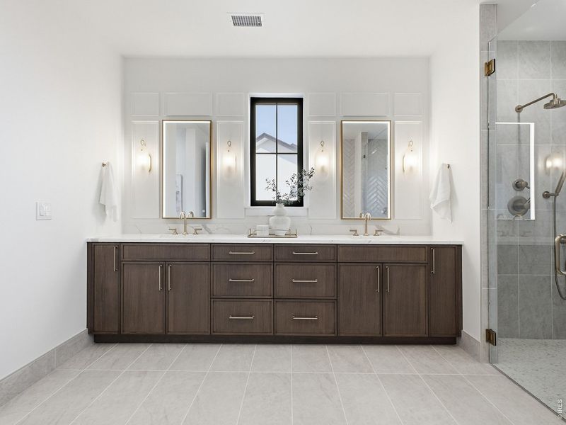 Furnished interior view inside a new home in , Louisville (Image 37).