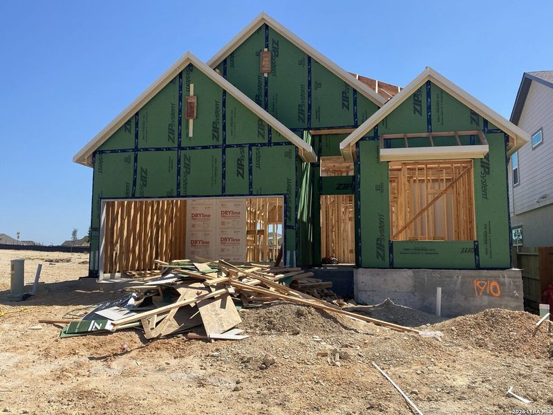 In-progress construction of a new home in Meyer Ranch, New Braunfels, TX (Image 15). In-progress construction of a new home in Meyer Ranch, New Braunfels, TX (Image 15).