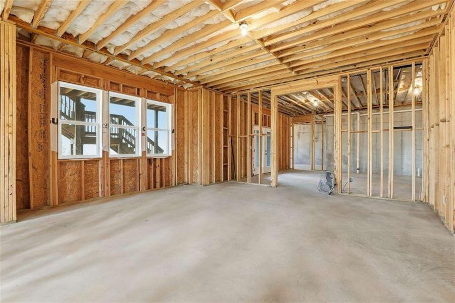 In-progress construction of a new home in , Newnan, GA (Image 60).