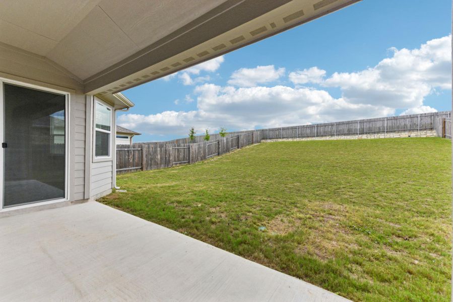 Full  privacy fenced in yard