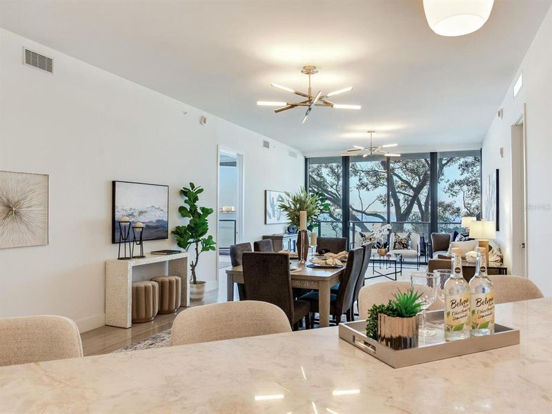 Furnished interior view inside a new home in , Tampa (Image 45).