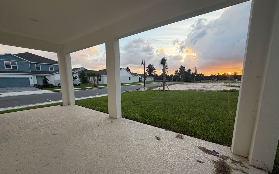 Exterior details and patio area of a home in Trinity Gardens, Deland (Image 4).