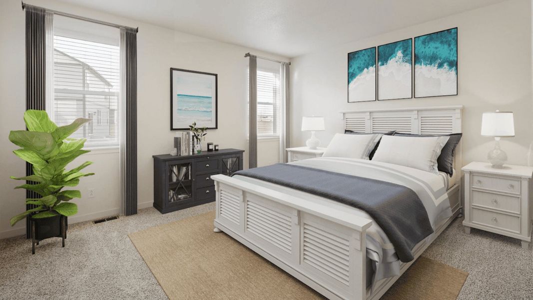 Furnished interior view inside a new home in Brighton Crossing, Brighton (Image 7).