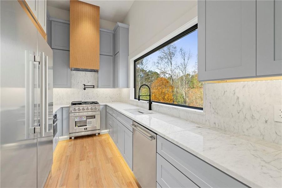 Furnished interior view inside a new home in , Milton (Image 5).