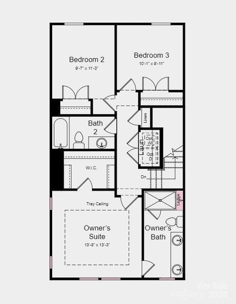 Structural options include: full bath in lieu of half bath, alternate owner bath layout, modern style linear electric fireplace at gathering room, gourmet kitchen.