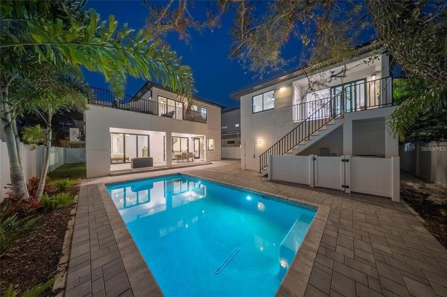 Exterior details and patio area of a home in , Sarasota (Image 44).