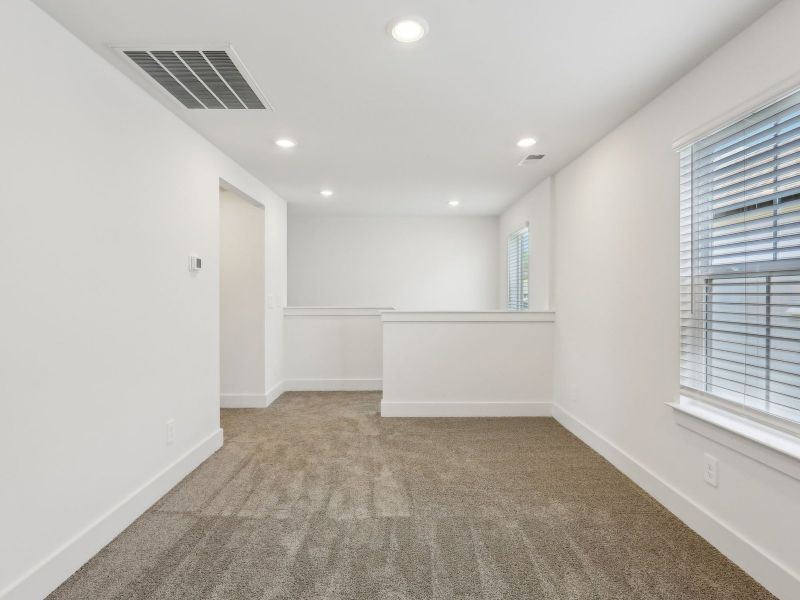 The upstairs loft gives the kids a place to hangout. The upstairs loft gives the kids a place to hangout.