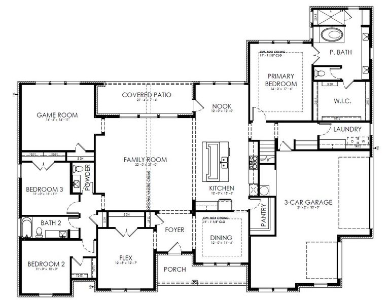 The Braden II Floor Plan Lower Level