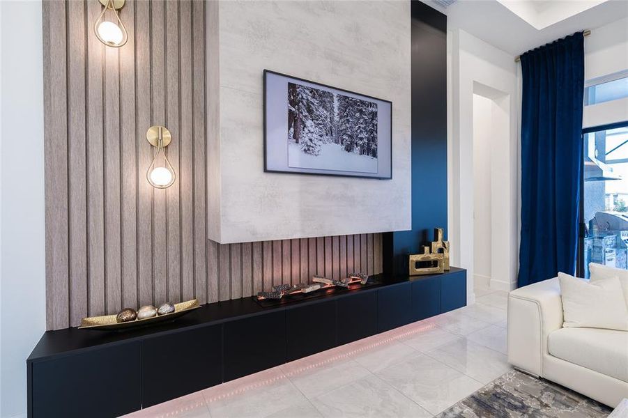 Furnished interior view inside a new home in , Wesley Chapel (Image 60).