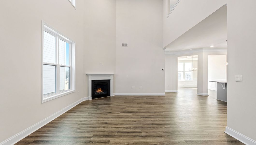 Spacious, unfurnished interior of a new home in Adams Glen, Greenville (Image 27). Spacious, unfurnished interior of a new home in Adams Glen, Greenville (Image 27).