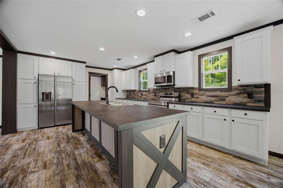 Furnished interior view inside a new home in , Eatonton (Image 5).