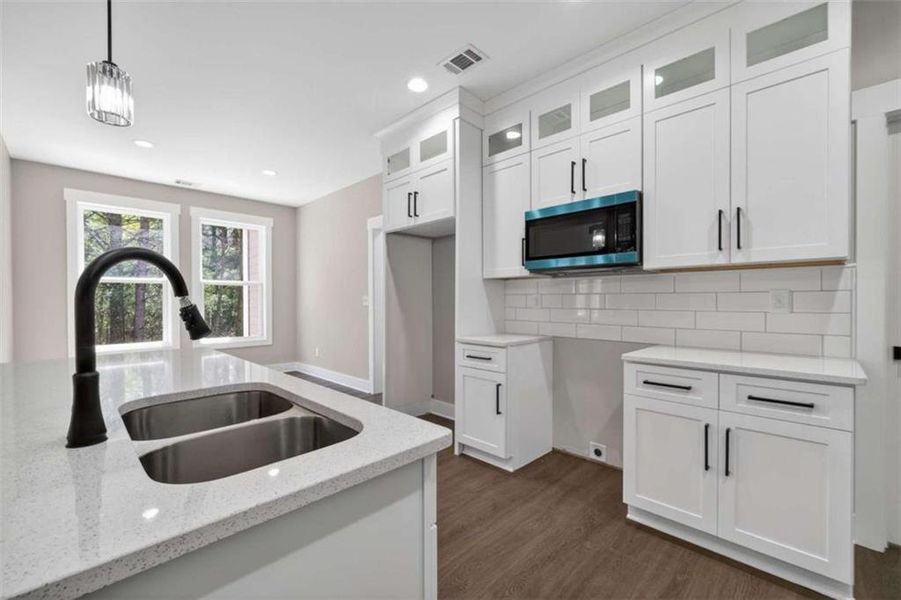 Furnished interior view inside a new home in , Silver Creek (Image 5). Furnished interior view inside a new home in , Silver Creek (Image 5).