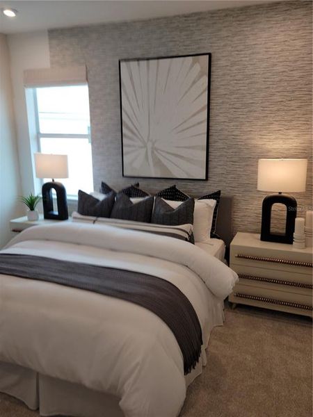 Furnished interior view inside a new home in Brightmore at Wellen Park, Venice (Image 14).