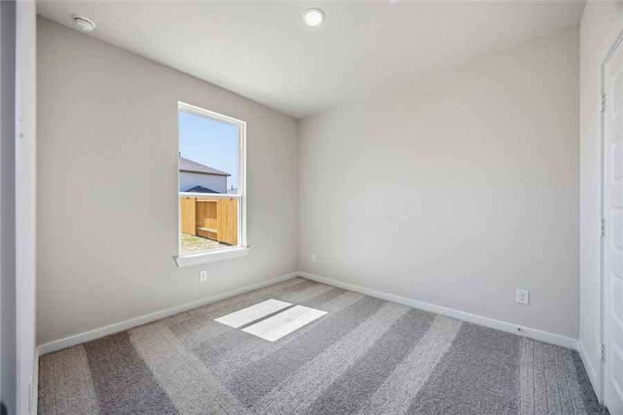 Spacious, unfurnished interior of a new home in Bluebonnet Village, Bellville (Image 24). Spacious, unfurnished interior of a new home in Bluebonnet Village, Bellville (Image 24).