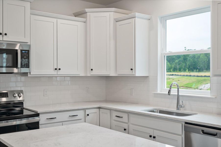 Furnished interior view inside a new home in Parker's Preserve, Ridgeville (Image 9). Furnished interior view inside a new home in Parker's Preserve, Ridgeville (Image 9).