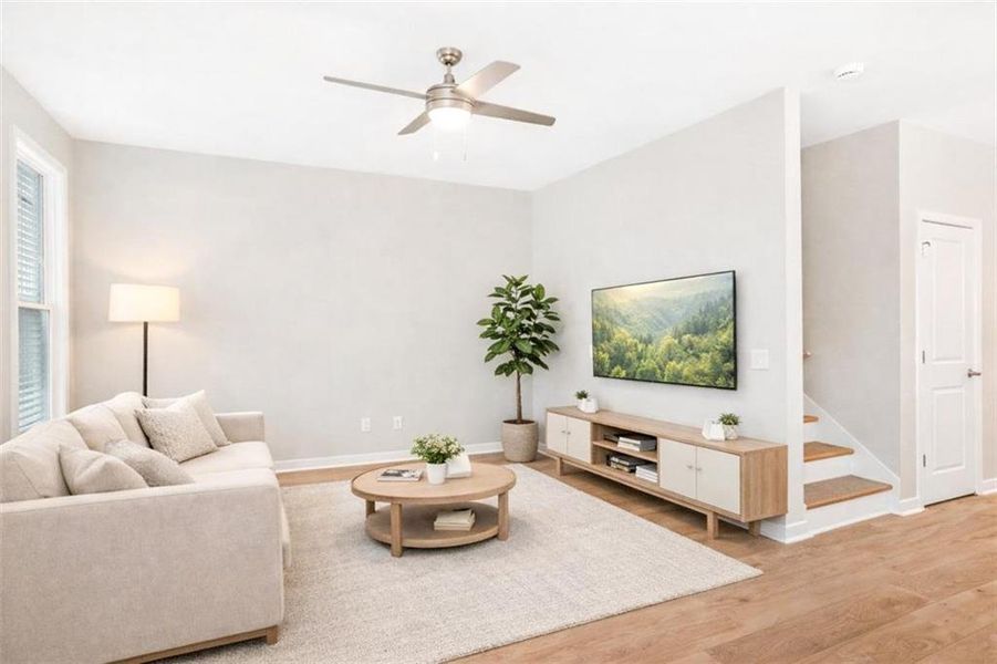Furnished interior view inside a new home in , Fayetteville (Image 3).