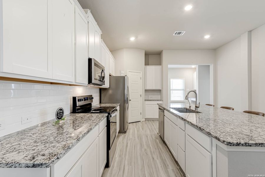 Furnished interior view inside a new home in Remington Ranch, San Antonio (Image 5).