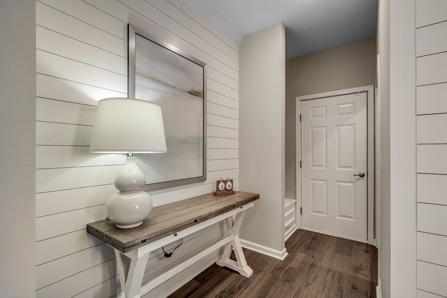 Representative furnished interior of a home built from the Jasmine by Beazer Homes in Marshfield Gardens, Longs (Image 10).