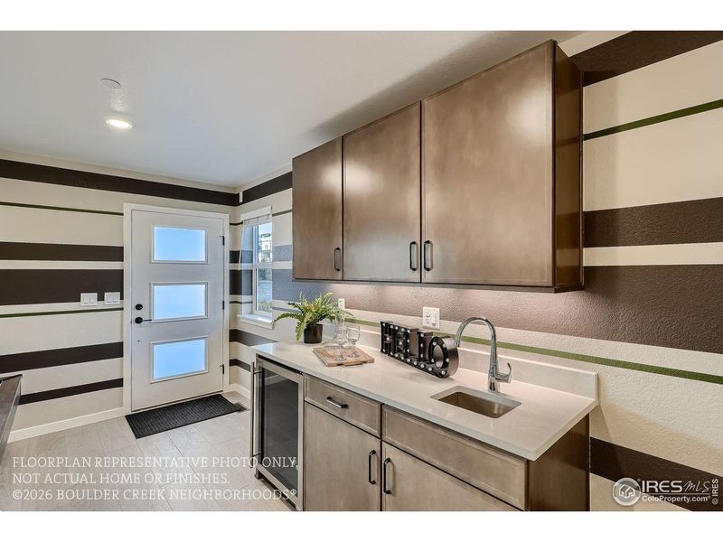 Furnished interior view inside a new home in Baseline, Broomfield (Image 18).