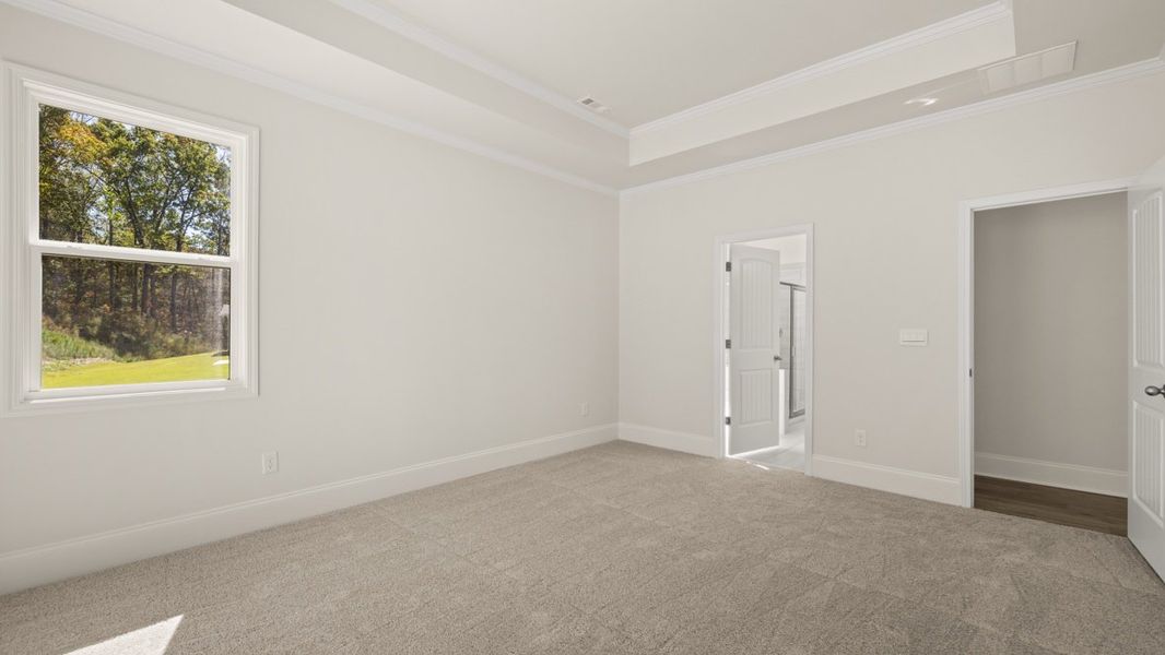 Representative unfurnished interior of a home built from the WINDSOR by D.R. Horton in Butner Estates, South Fulton (Image 49).
