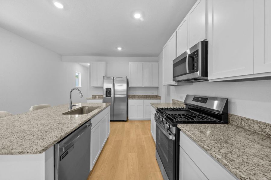 Furnished interior view inside a new home in Redbud, Hockley (Image 10).