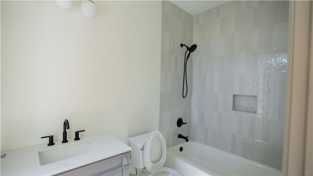 Furnished interior view inside a new home in , Woodstock (Image 44).