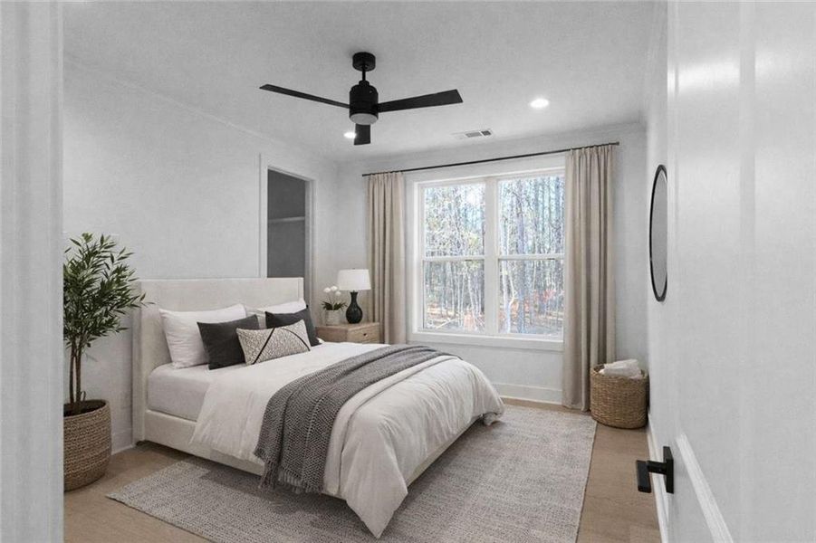 Furnished interior view inside a new home in , Conyers (Image 37).