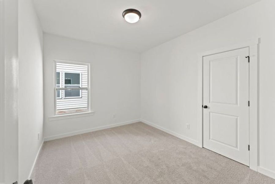 Representative unfurnished interior of a home built from the Bayside by True Homes in Harpers Landing, Walkertown (Image 12).