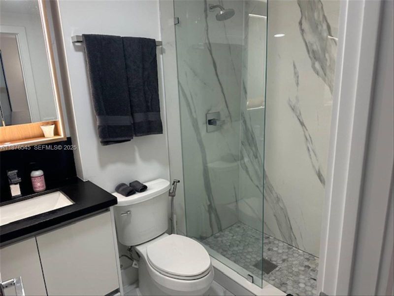 Furnished interior view inside a new home in , Miami (Image 53).