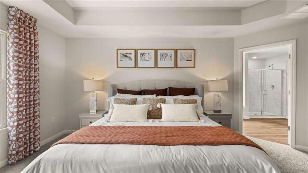 Furnished interior view inside a new home in Echo Glen, Stockbridge (Image 61). Furnished interior view inside a new home in Echo Glen, Stockbridge (Image 61).