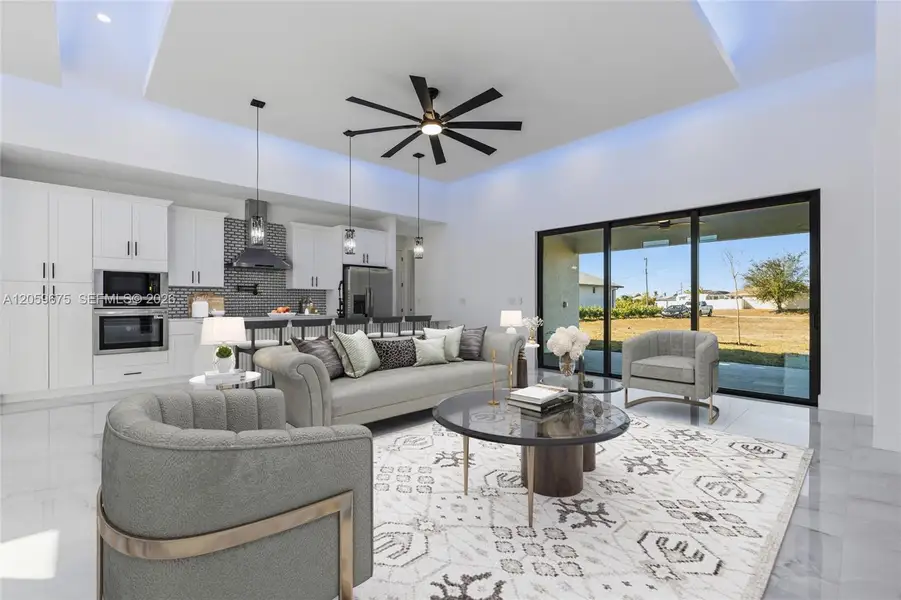 Furnished interior view inside a new home in , Cape Coral (Image 13).