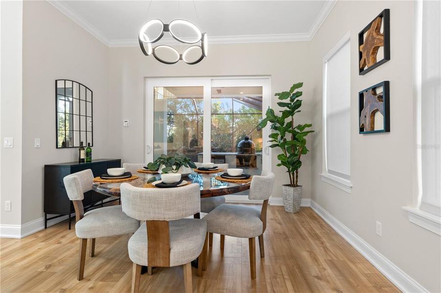 Furnished interior view inside a new home in , Flagler Beach (Image 54).