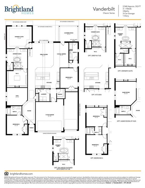 2D floor plan layout of this home in Brookewater, Rosenberg, TX (Image 4).