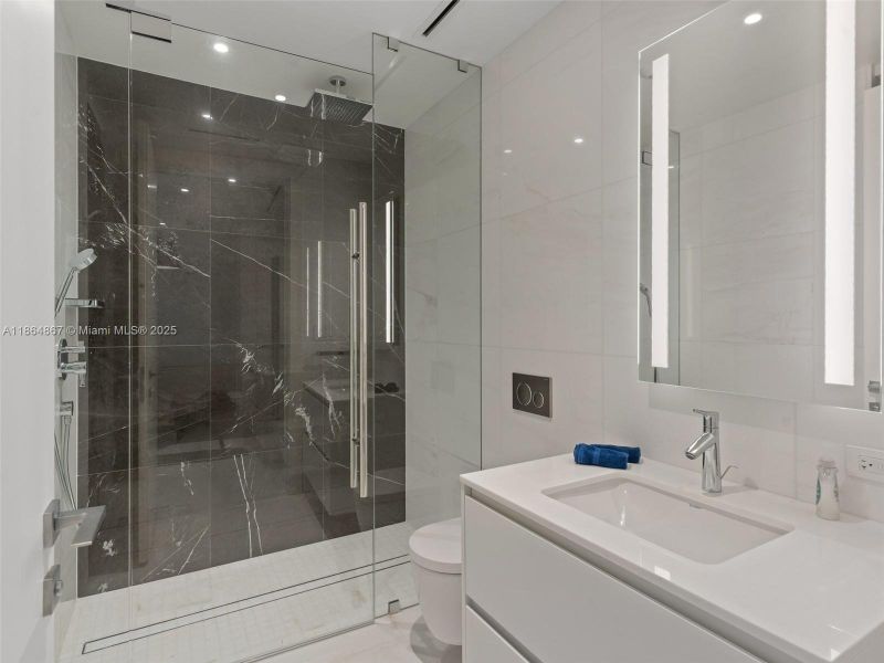 Furnished interior view inside a new home in , Miami (Image 25).