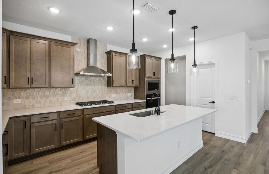 Furnished interior view inside a new home in Whitewing Trails, Princeton (Image 4).