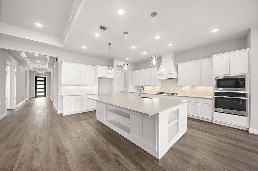 Representative furnished interior of a home built from the Dogwood by Caldwell Homes in The Highlands, Porter (Image 6). Representative furnished interior of a home built from the Dogwood by Caldwell Homes in The Highlands, Porter (Image 6).